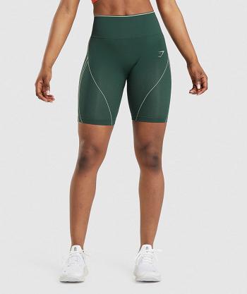 Szorty Damskie Gymshark Apex Seamless High Rise Krótkie Obsidian | PL 2468DFM